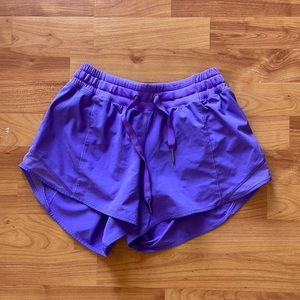 Purple Lululemon shorts